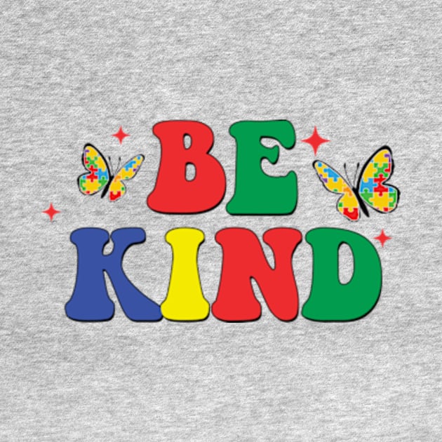 Be Kind Autism, Autism Puzzle, Autism Awareness, Blue Ribbon (2 Sided) by MichaelStores